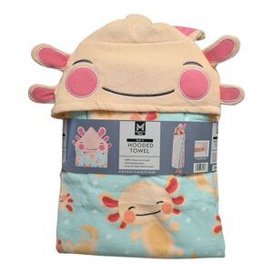Axolotl - Member's Mark Kids 100% Cotton Terry Cloth Hooded Towel With Hand Pock